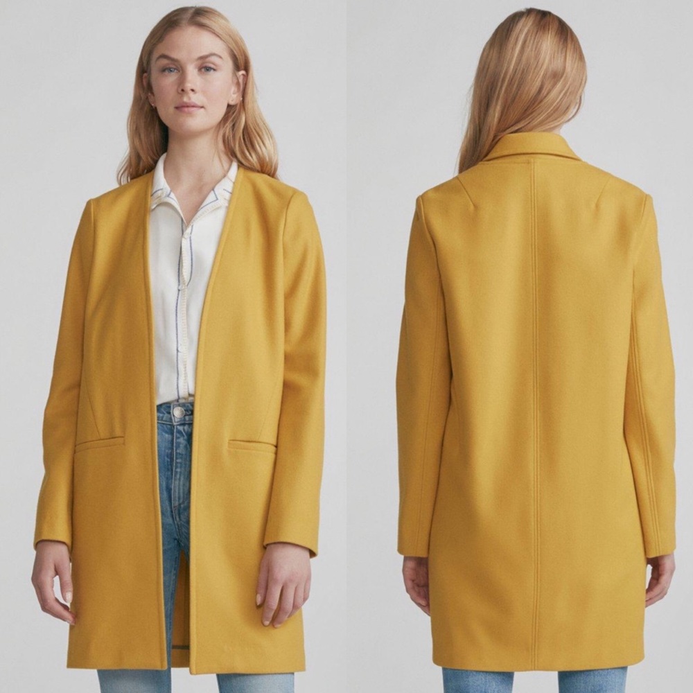 NEW $895 Rag & Bone 2 Kaye Wool Coat Topcoat Only